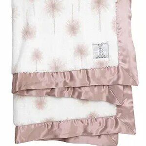 Little Giraffe Luxe Dandelion Baby Blanket 29" X 35", Dusty Pink, NWT